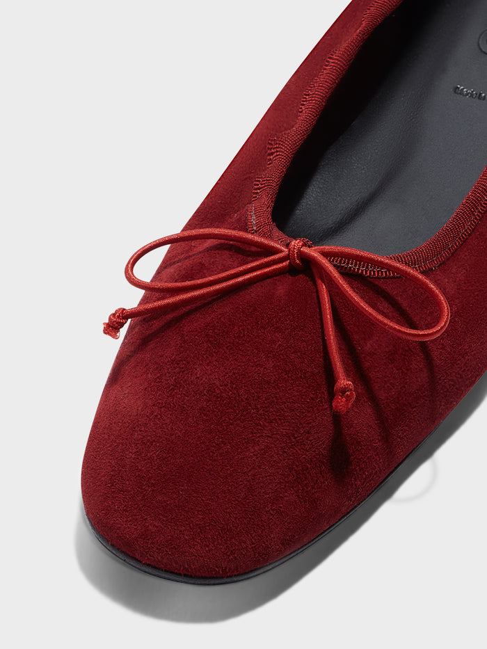 Tiby Suede Ballet Flats