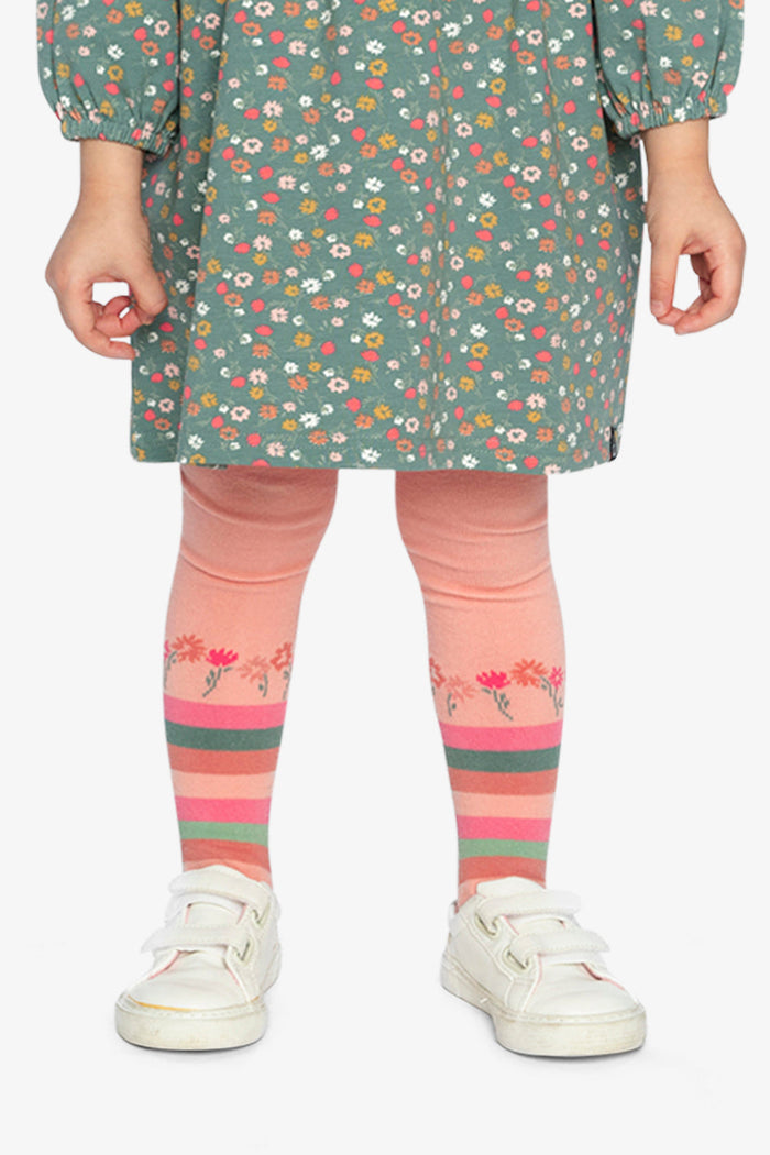 Tights Very Pale Pink And Green-2