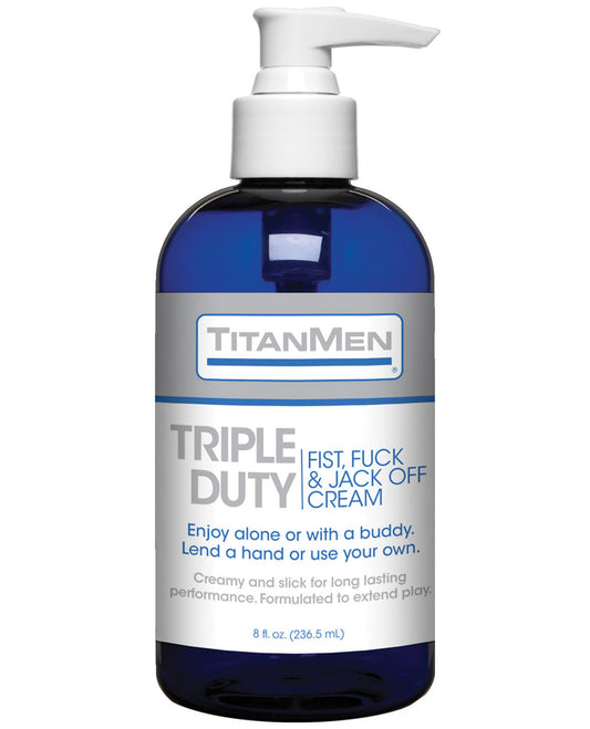 Titanmen Tripple Duty Fist, Fuck & Jack Off Cream 8 fl oz