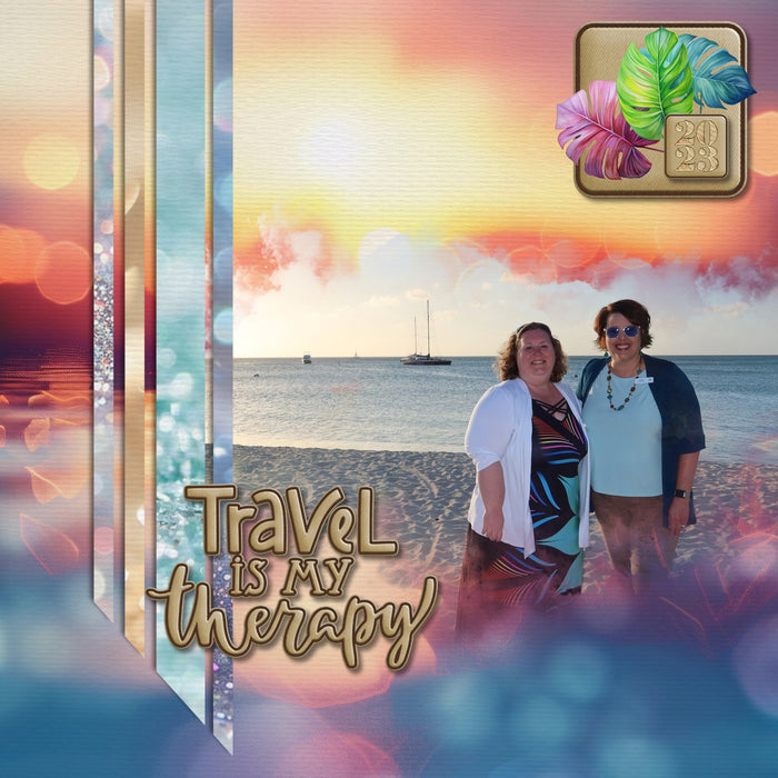 Quickly and easily add a playful page title to all your travel pages with these embroidered patches by Lucky Girl Creative digital art for digital scrapbooking with fun vacation quotes and modern icons. Icons include airplane, plane, car, auto, automobile, bike, bicycle, ship, cruise ship, boat, bus, tour bus, camera, coffee, tea, directional sign, food, place setting, world, hot air balloon, location marker, train, railway, money, passport, suitcase, luggage, taxi, clock, time, wifi, internet, and wine.