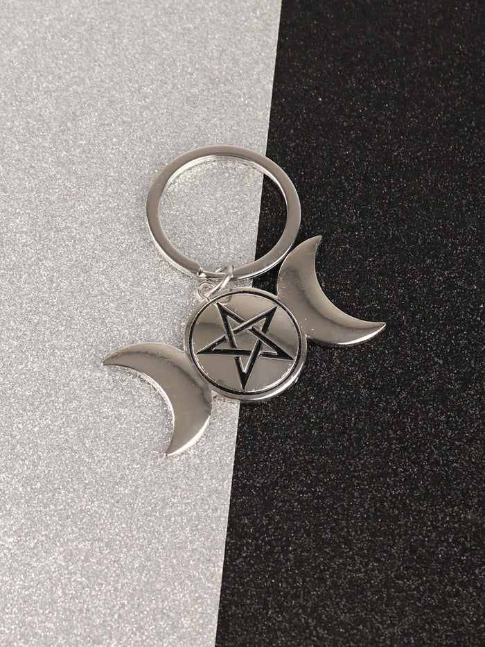 Triple Moon Keyring | One Colour-Image 1