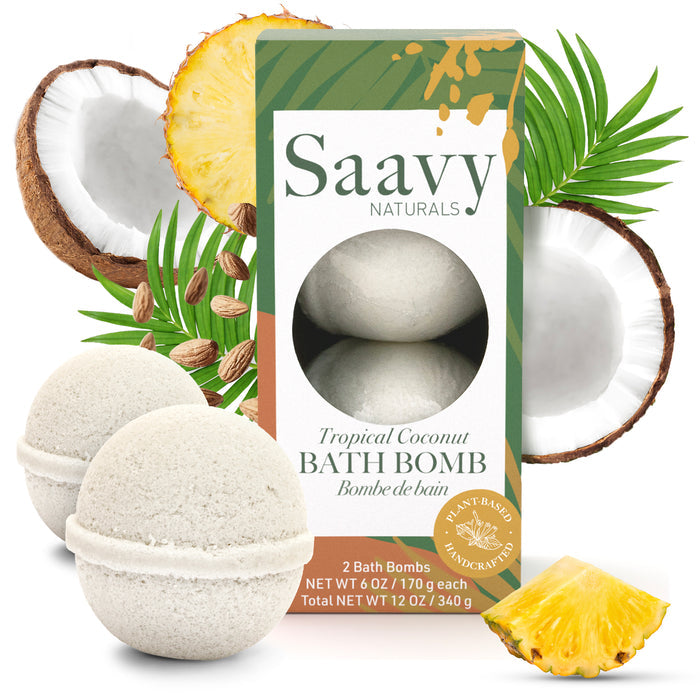Tropical Coconut Bath Bomb Duo - view 2