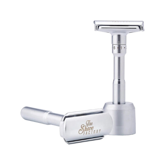 The-Shave-Factory-Premium-Double-Edge-Safety-Razor - Goldblades