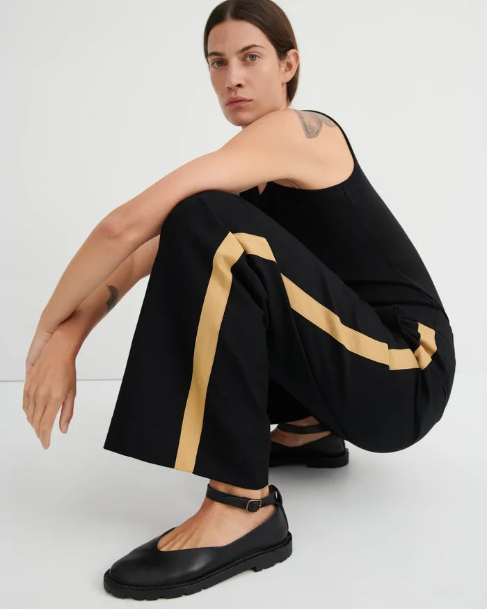 TUX PANT in Black Driftwood by Kowtow Australia