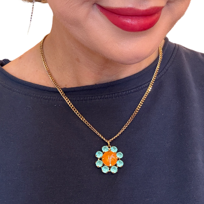 Twiggy Plus Necklace in Candy Crush: Tangerine
