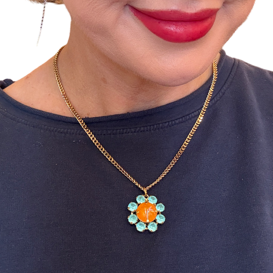 Twiggy Plus Necklace in Candy Crush: Tangerine