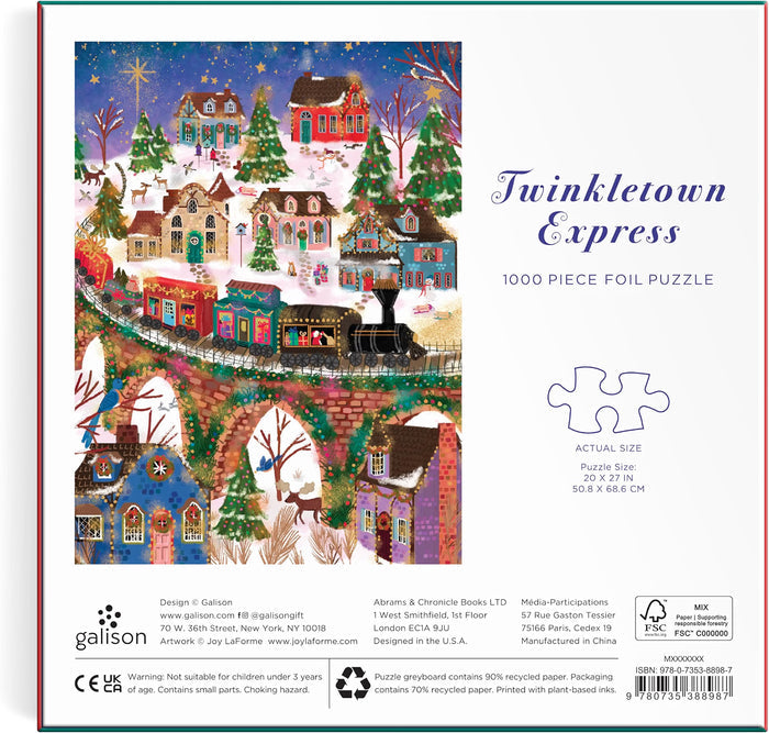 Twinkletown Express 1000 Piece Foil Puzzle