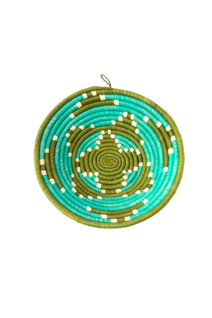 Ugandan Lake Wamala Raffia Coil Basket (Small)