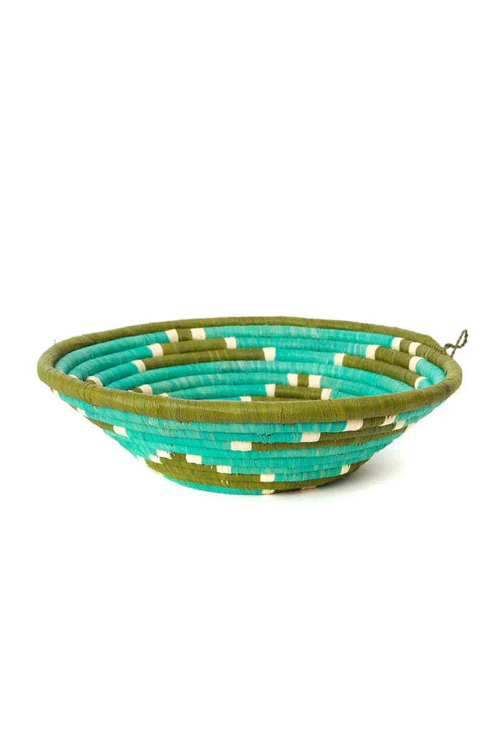 Ugandan Lake Wamala Raffia Coil Basket (Small)