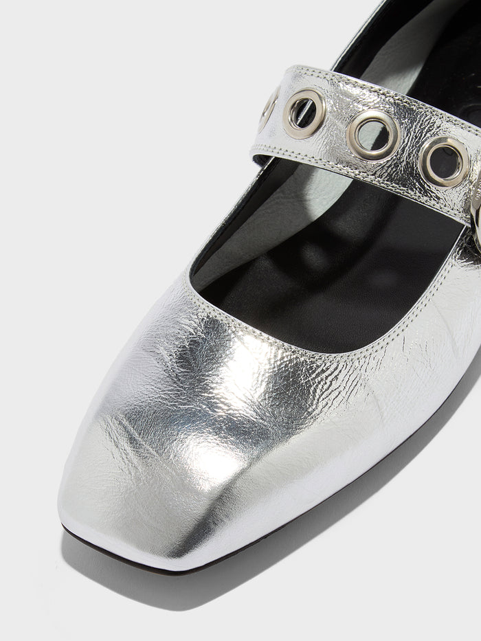 Uma Eyelet Mary-Janes
