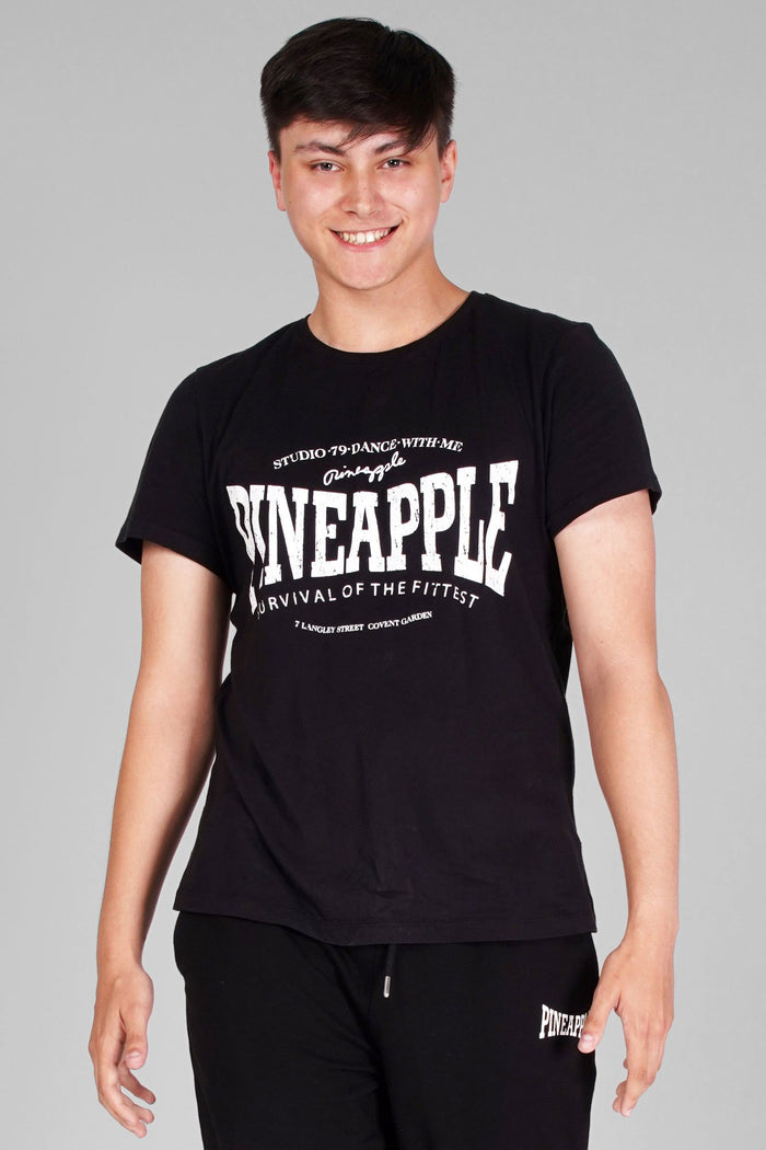 Man wearing Unisex Logo Black T-Shirt