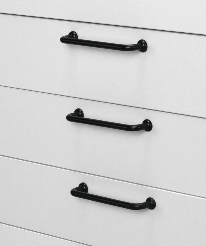 Black arc handle