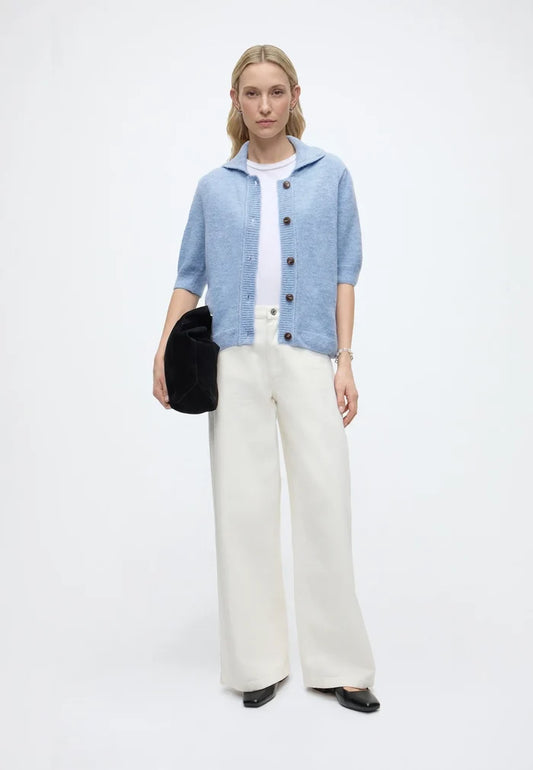 UZZIMD CARDIGAN in Cashmere Blue by Modstrom