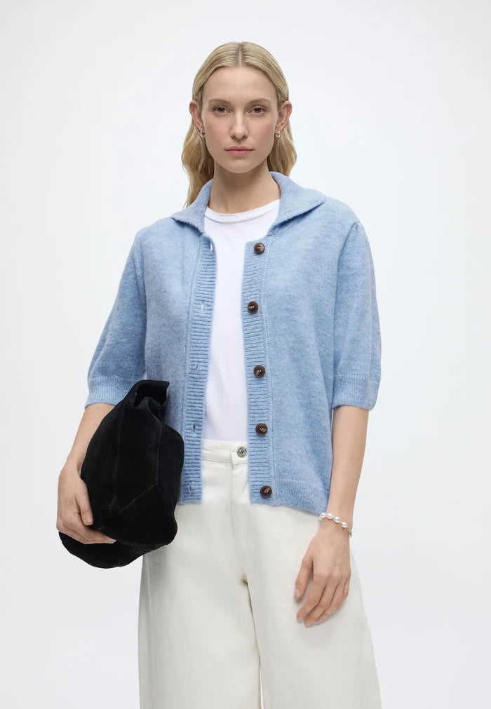 UZZIMD CARDIGAN in Cashmere Blue by Modstrom