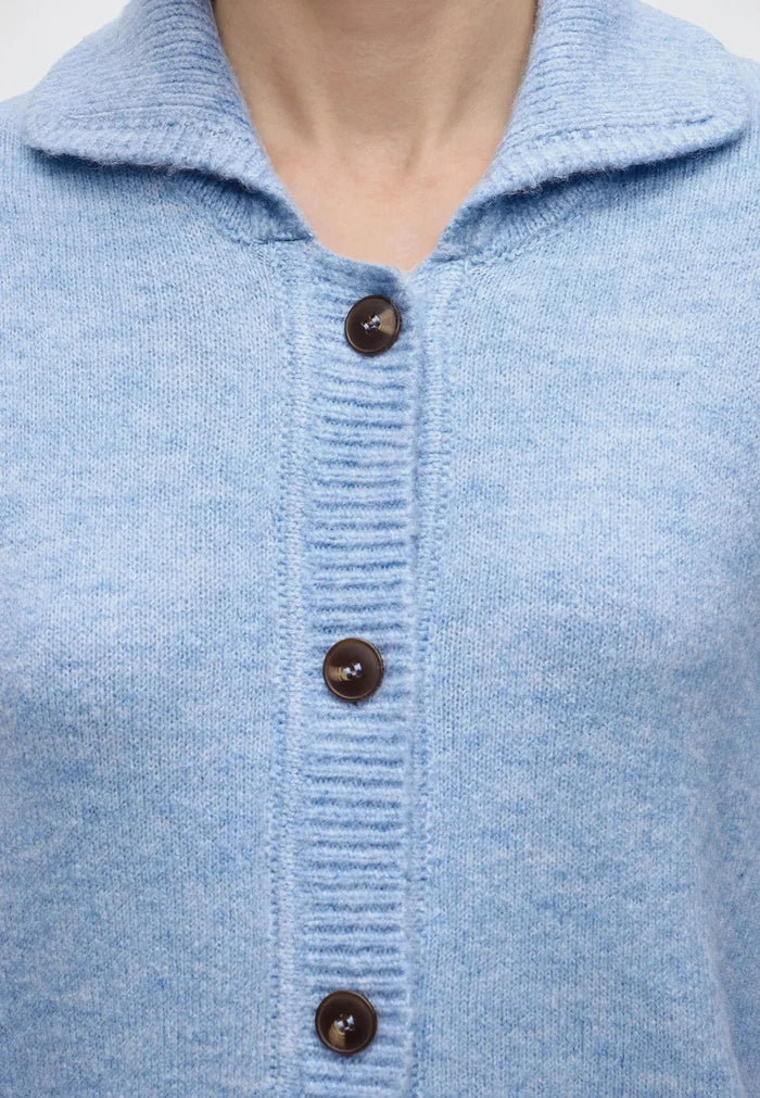 UZZIMD CARDIGAN in Cashmere Blue by Modstrom