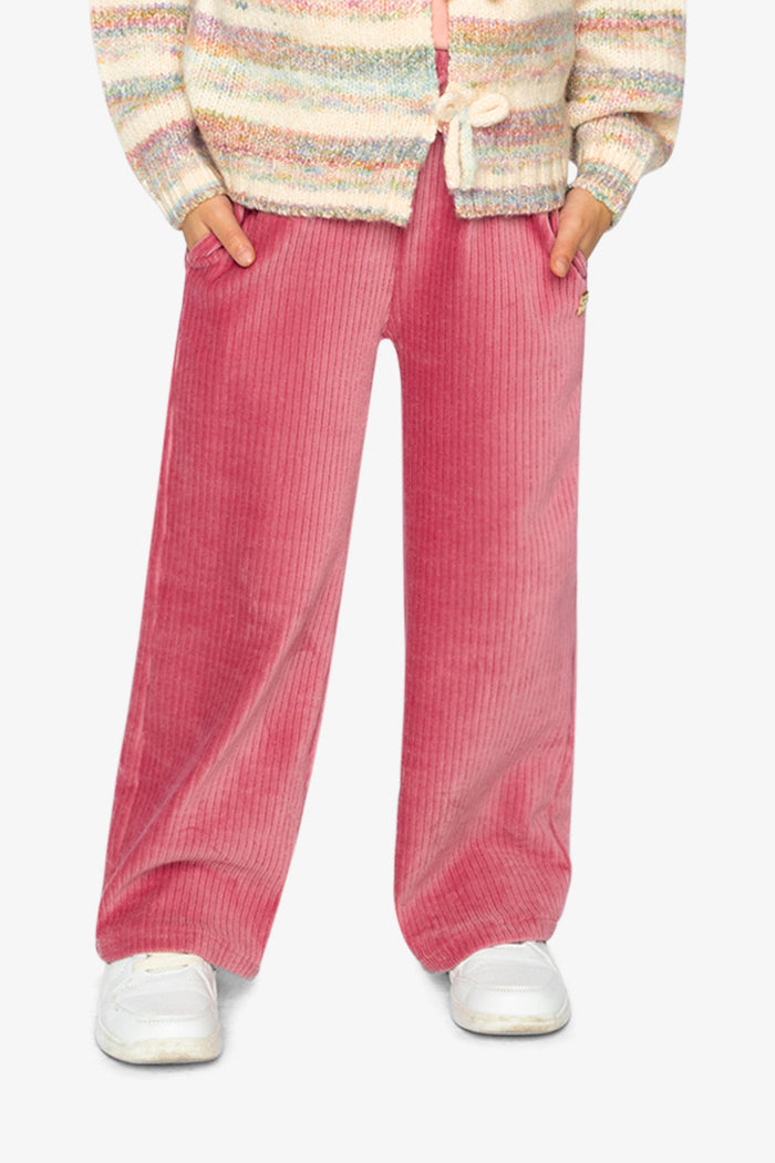 Velour Flare Pants Raspberry Pink-1