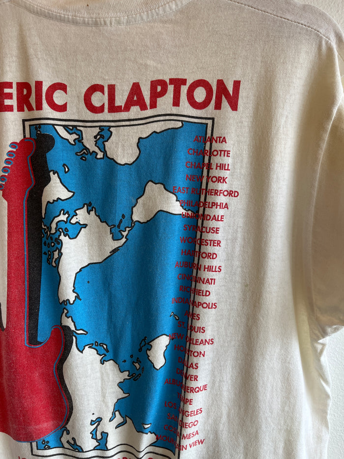 Vintage 1990 Eric Clapton Tour T-Shirt