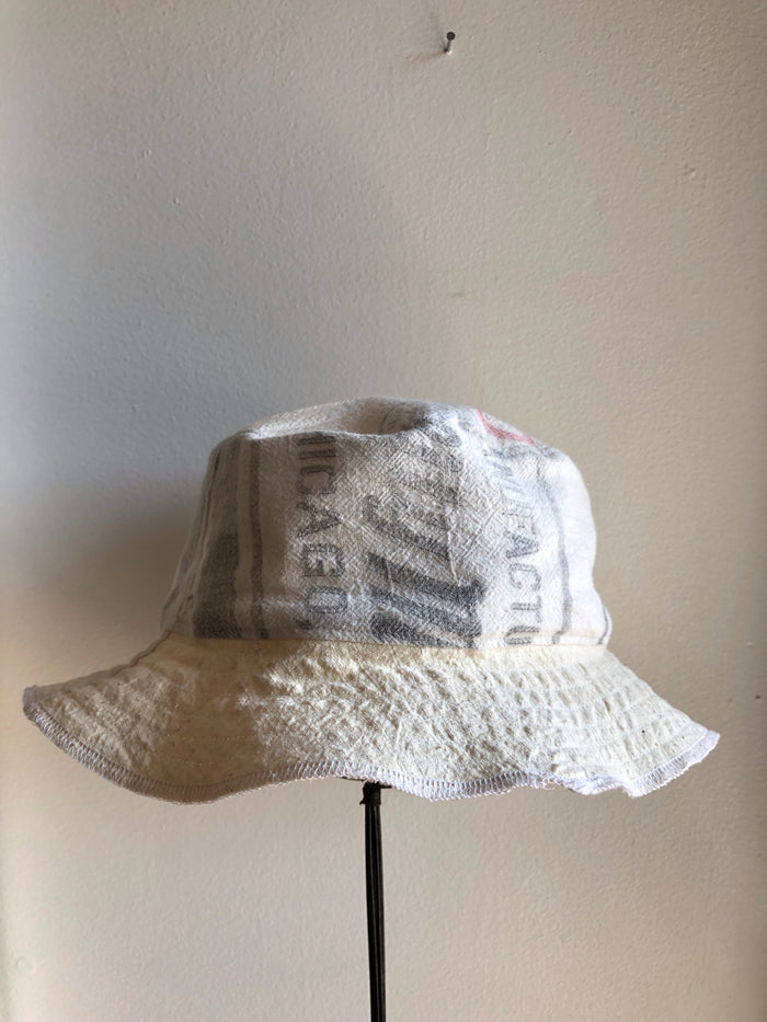 Vintage Feed Sack Custom DDV Bucket Hat - La Lovely Vintage