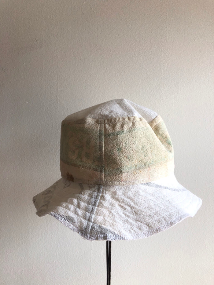 Vintage Feed Sack Custom DDV Bucket Hat - La Lovely Vintage
