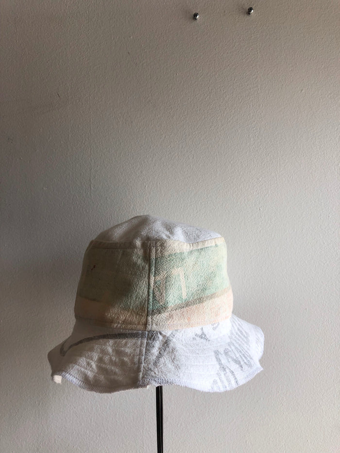 Vintage Feed Sack Custom DDV Bucket Hat - La Lovely Vintage