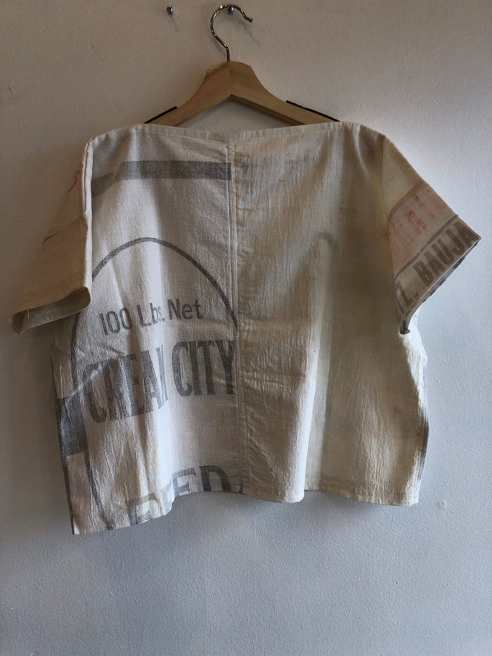 Vintage Feed Sack Custom DDV Shirt - La Lovely Vintage