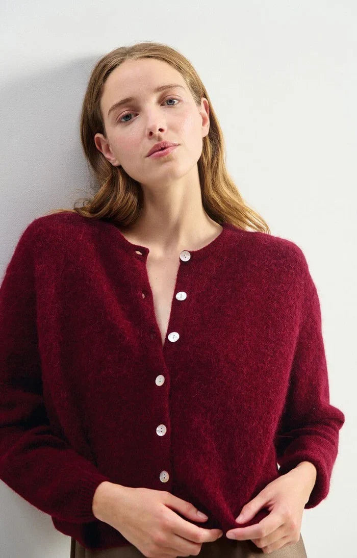 VITOW CARDIGAN VITO19E in Cherry Tree Melange by American Vintage