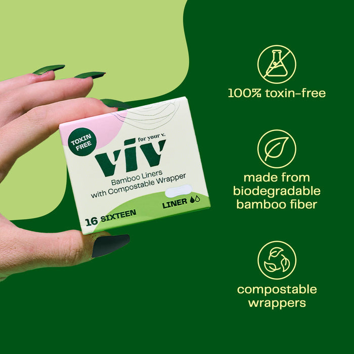 Viv Bamboo Liners - Plant-Based Extra Soft Liners