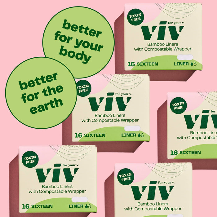 Viv Bamboo Liners - Plant-Based Extra Soft Liners