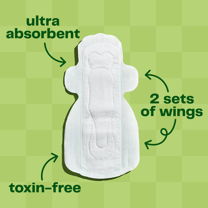 Viv Bamboo Winged Pads - Plant-Based Day & Night Pads