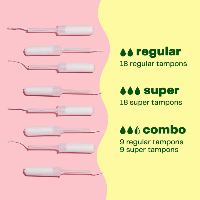 Viv Organic Cotton Tampons - 100% Toxin-Free, BPA-Free