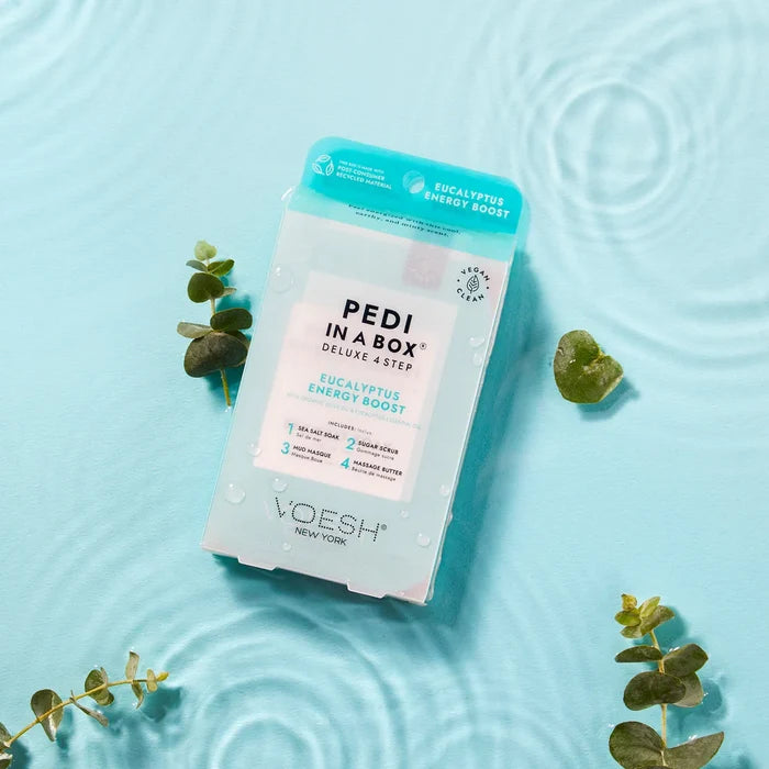Voesh 4 Step Deluxe Pedi In A Box Eucalyptus Energy Boost