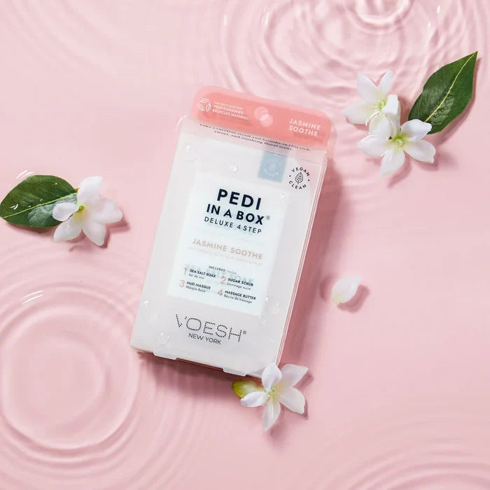 Voesh 4 Step Deluxe Pedi In A Box Jasmine Soothe