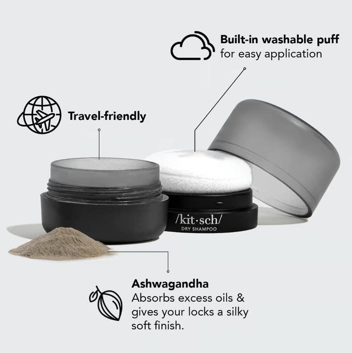 Volumizing Rice Protein Dry Shampoo - Dark Tinted Powder - Magnolia Lane co. Home + Garden + Gift