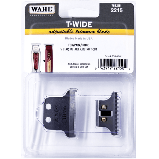 Wahl T-Wide Adjustable Trimmer Blade #2215 - Palms Fashion Inc.