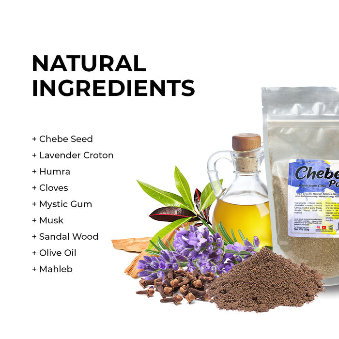 Well's Herb Dried Chebe(Powder)