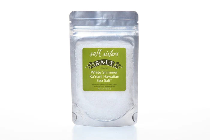 White Shimmer Hawaiian Sea Salt Coarse