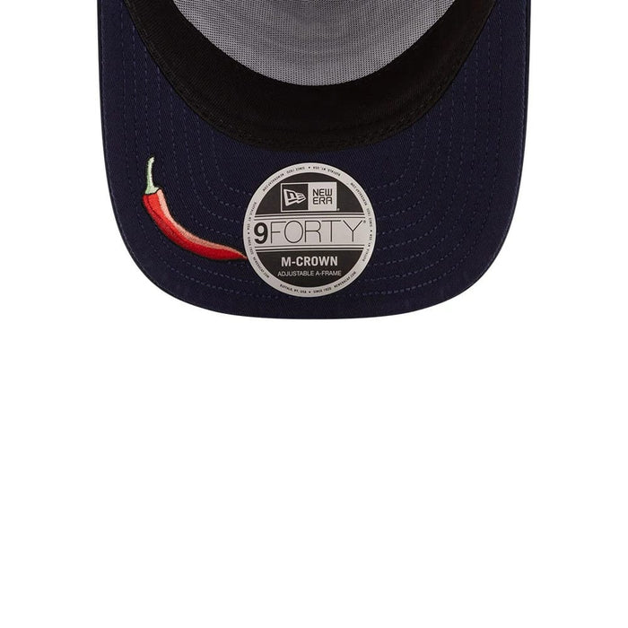 Pictured is this Carlos Sainz Miami Atlassian Williams F1 Team 9FORTY M-Crown A-Frame cap in navy. 2