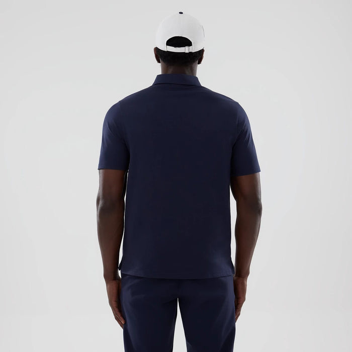 The model is wearing this Atlassian Williams F1 Team Polo T-Shirt in navy. 2