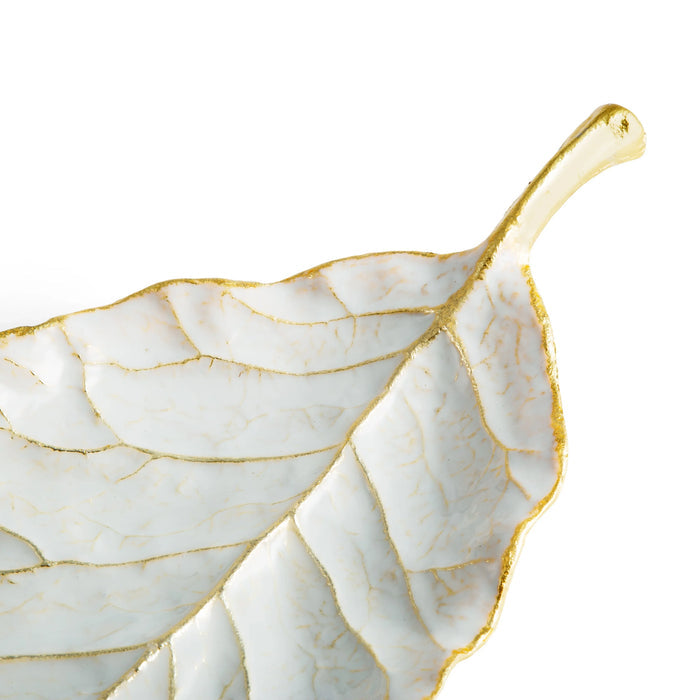 Michael Aram Winter Leaves Magnolia Dish