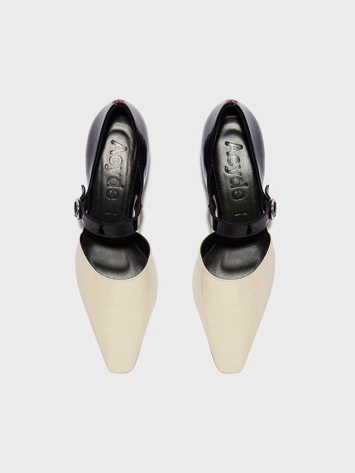 Yara Duo-Tone Mary-Jane Pumps